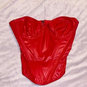 Fashion Nova Red Crop Top